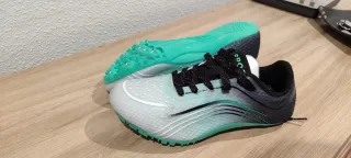 Zapatillas Tacos Atletismo Negro/Verde