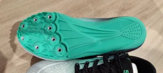 Zapatillas Tacos Atletismo Negro/Verde