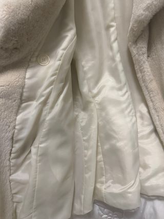 Pelliccia ecologica avorio Iron Fist taglia M