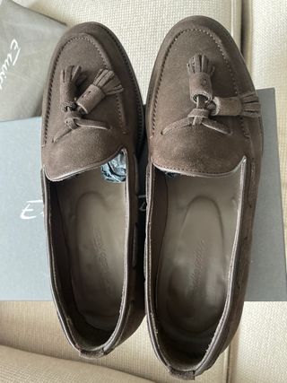 Mocasines Emidio Tucci Ante Marrón Talla 41