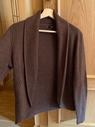 Cárdigan H&M Acrílico Marrón