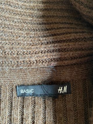 Cárdigan H&M Acrílico Marrón