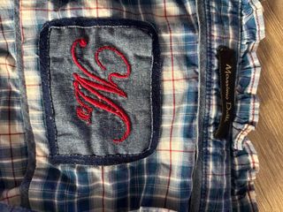 Camisa Massimo Dutti cuadros manga larga