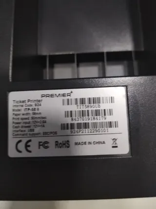 Cajón de efectivo para impresora