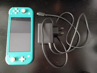 Nintendo Switch Lite Turchese + Caricatore