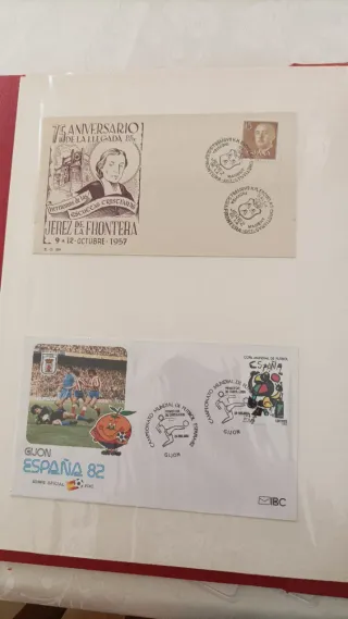 Lote de 2 sobres primer día Filatelia-2001 y Juan