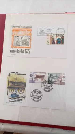 Lote de 2 sobres primer día Filatelia-2001 y Juan