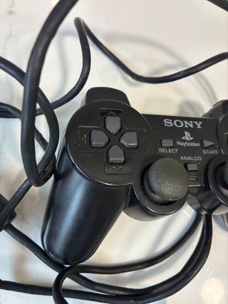 Mando PlayStation Sony Negro con adaptador PC usb
