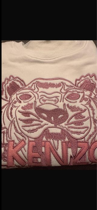 Sudadera Kenzo Tigre Rosa Talla L