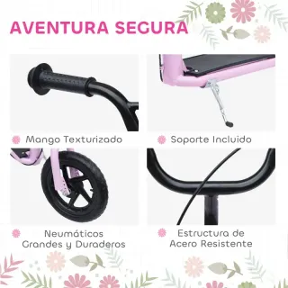 Patinete infantil rosa