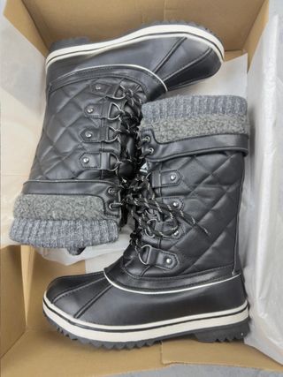 Stivali neri e alti Mishansha n. 38