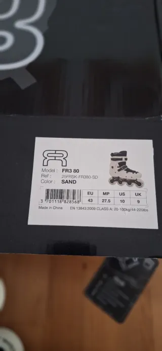 Fr skates fr3 sand talla 43