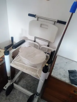 Silla de transferencia casa y adaptador water