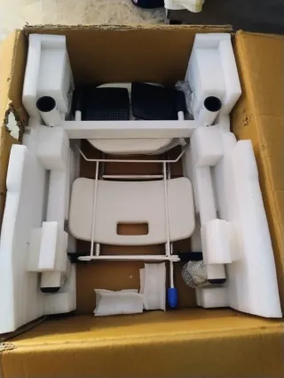 Silla de transferencia casa y adaptador water