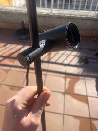 Lámpara de pie IKEA HÅRSLINGA Negra