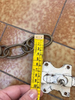 Catena in ferro battuto vintage