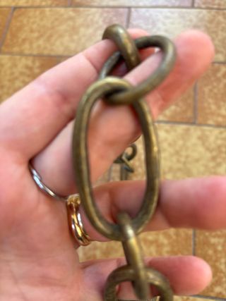 Catena in ferro battuto vintage