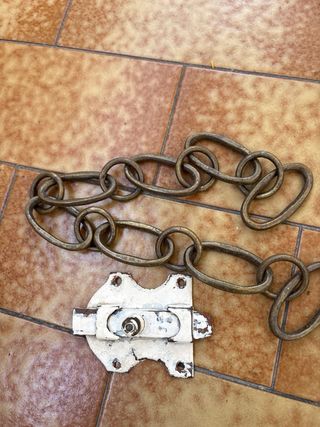 Catena in ferro battuto vintage