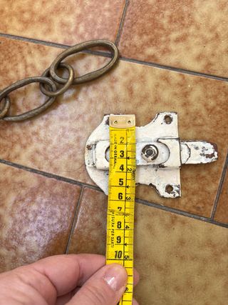 Catena in ferro battuto vintage