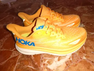 Zapatillas Hoka Clifton 9 Talla 45 Naranja/Amarill