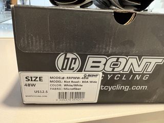 Zapatillas Bont Riot Talla 48 Ancho Wide