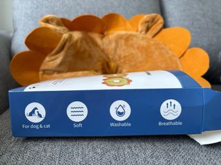 Coleira Recuperação Inflável, Ajustável para cães