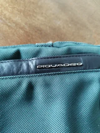 Borsello Piquadro tracolla teal