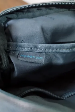 Borsello Piquadro tracolla teal