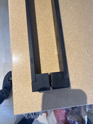 Mangos de aluminio negros