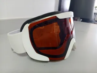 Gafas de esquí con lente naranja