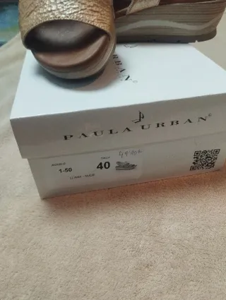 Sandalias Paul Green Mujer Beige/Oro