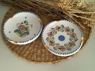 Ceniceros de cerámica pintados a mano