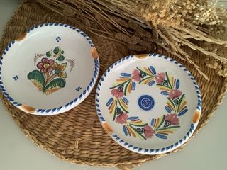 Ceniceros de cerámica pintados a mano