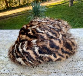 Cappellino maculato animalier