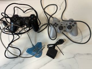 2 Mandos PS + Adaptador PC USB