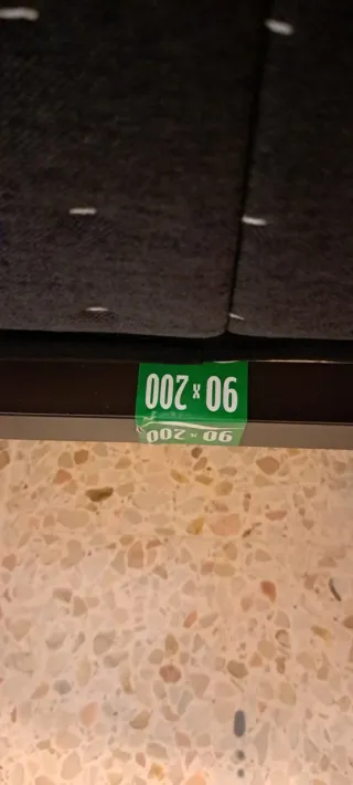 Colchón y somier de láminas