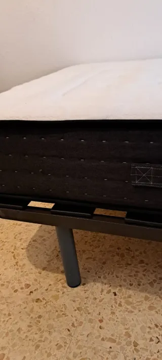 Colchón y somier de láminas