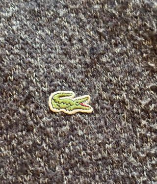 Jersey Lacoste Gris Cremallera y Codos