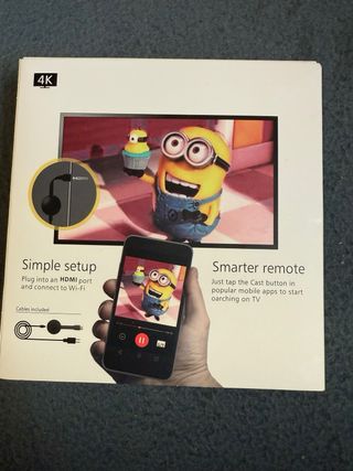 Google Chromecast 4K TV Streaming Device