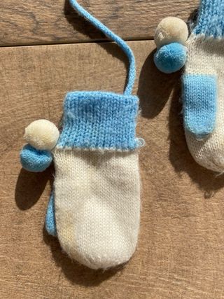 Muffoletti neonato con laccetto azzurro