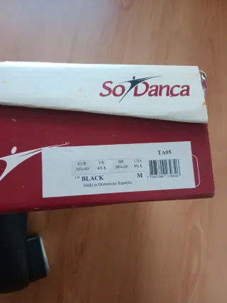 Zapatos Claqué So Danca Talla 39,5 Negros