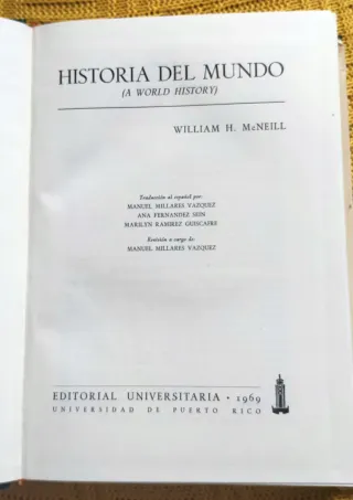 Historia del mundo (A World History)