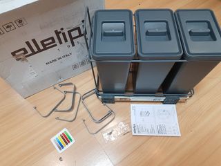Elletipi Cubo Basura Reciclaje Extraible