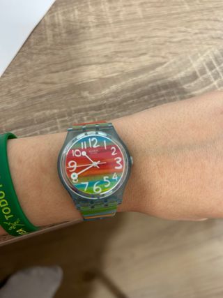 Orologio Swatch Multicolore per Bambina/Donna