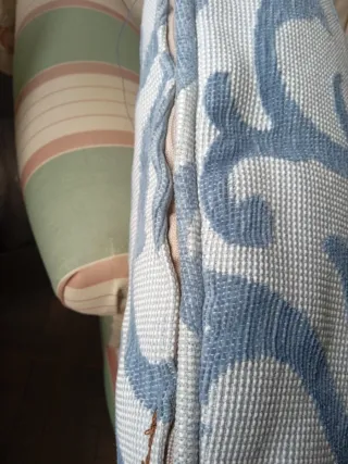 Cojín de tapicería con cremallera