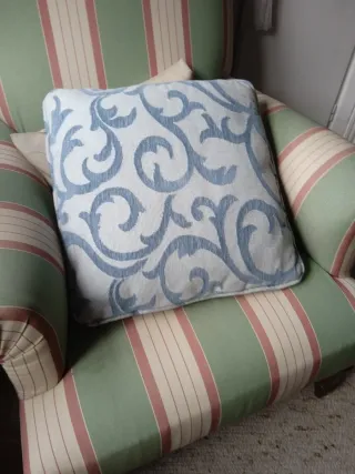 Cojín de tapicería con cremallera