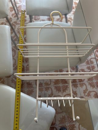 Porta oggetti doccia bianco