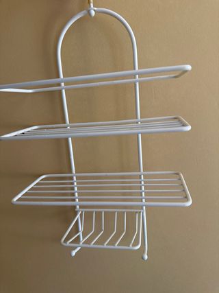 Porta oggetti doccia bianco