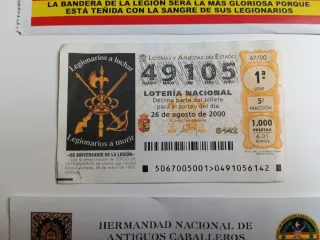 LA LEGIÓN: Décimos Lotería Nacional Participacióne