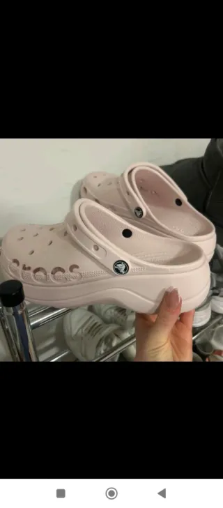 Crocs Blancos Talla 38